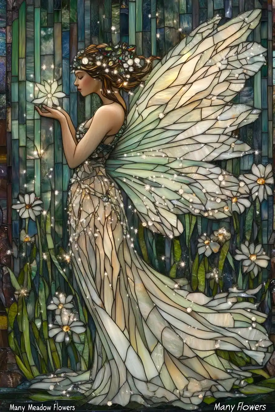 Mosaic Fairy Stained Glass