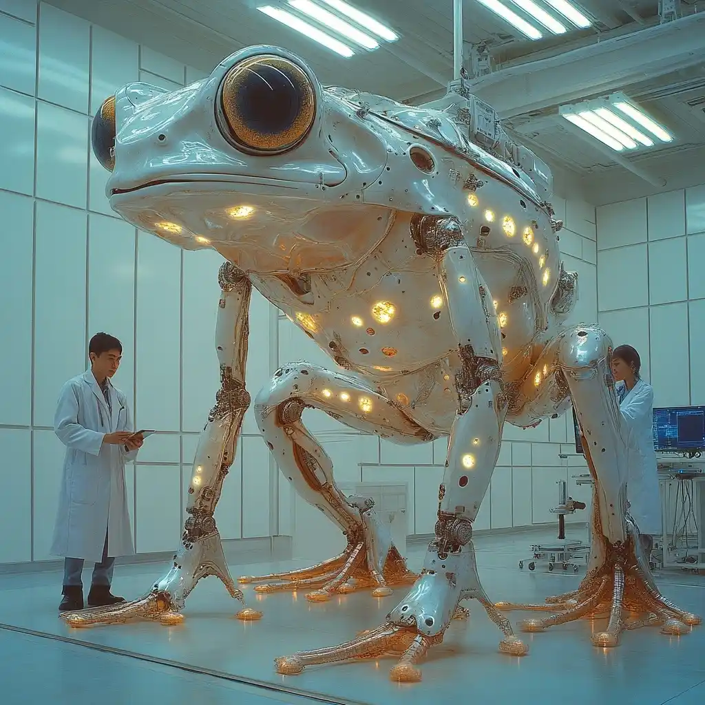 Bionic Frog in Minimalist Lab