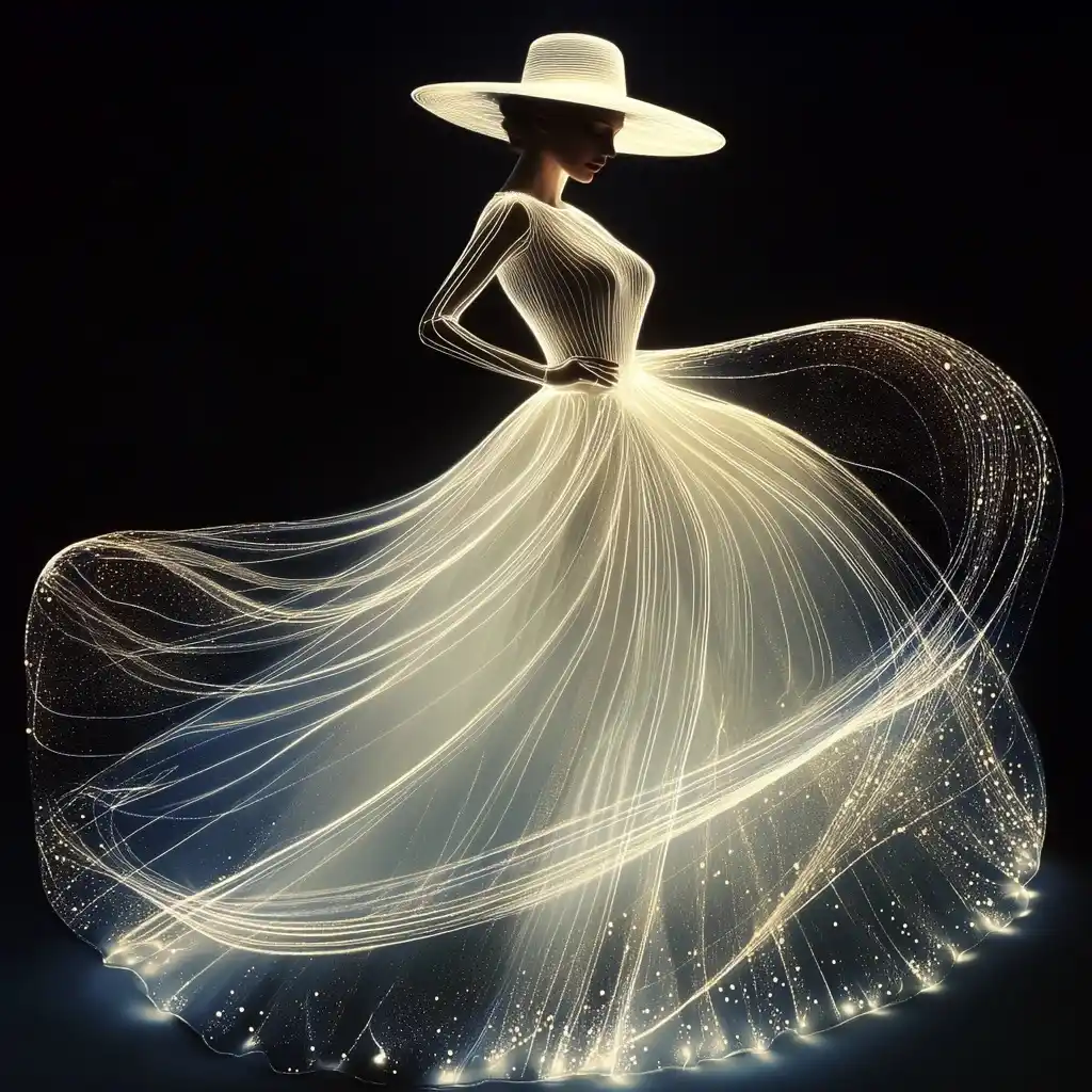 Elegant Woman in Light