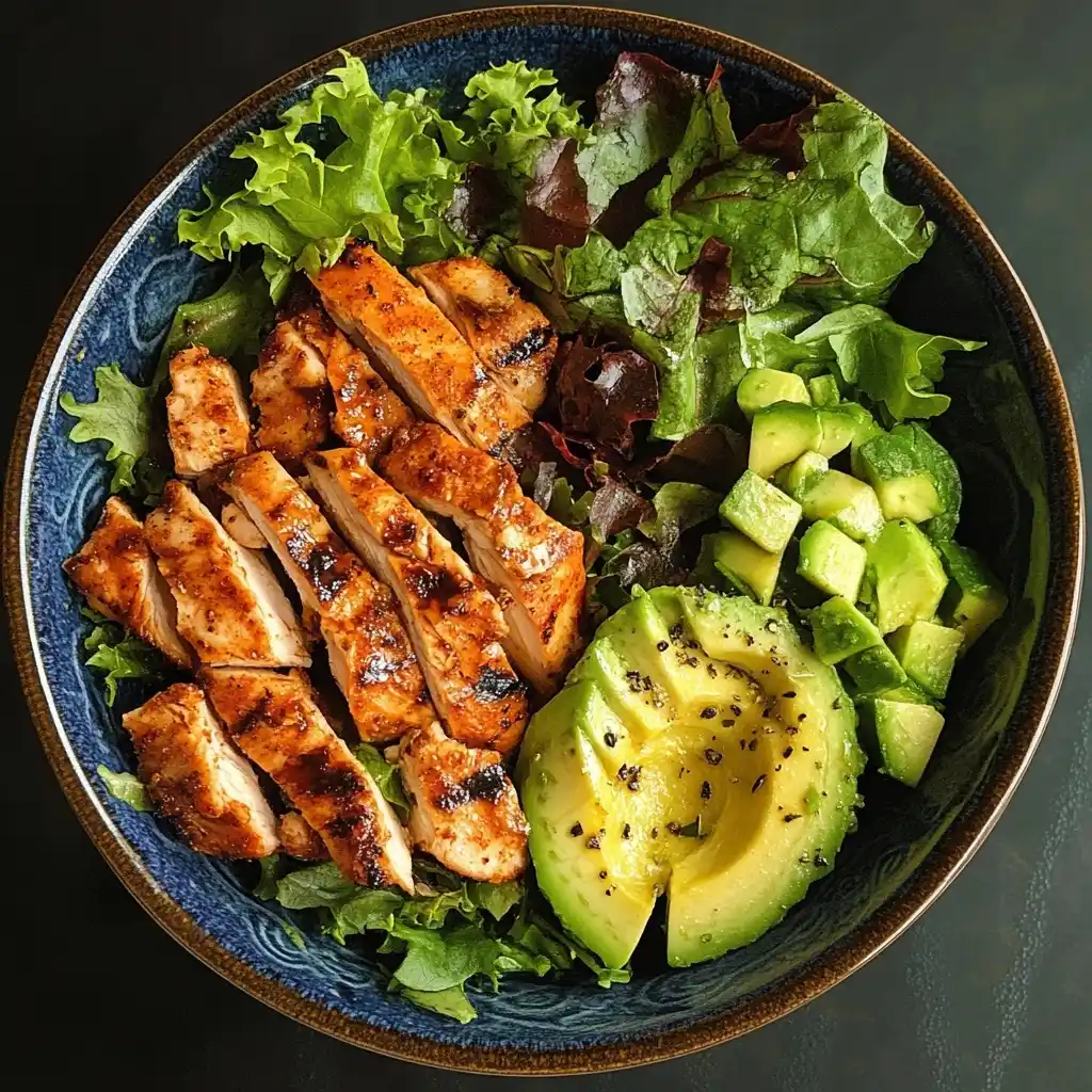 Realistic Salad with Chicken