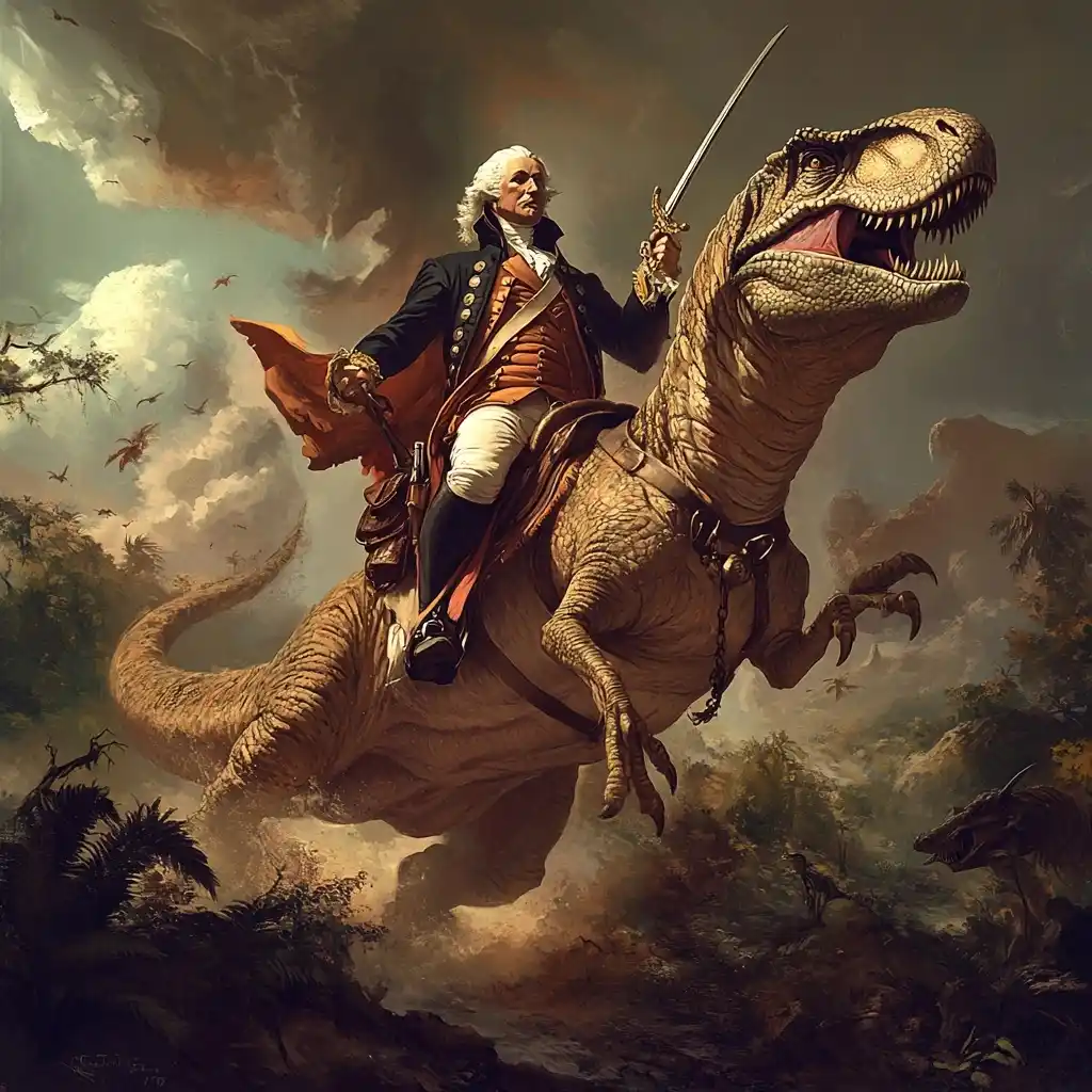 Washington Riding Dinosaur