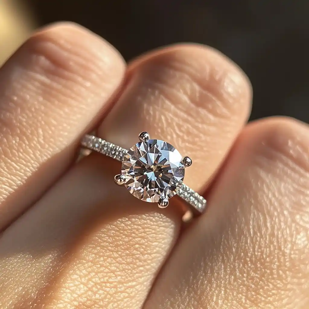 Classic Engagement Ring Close-Up