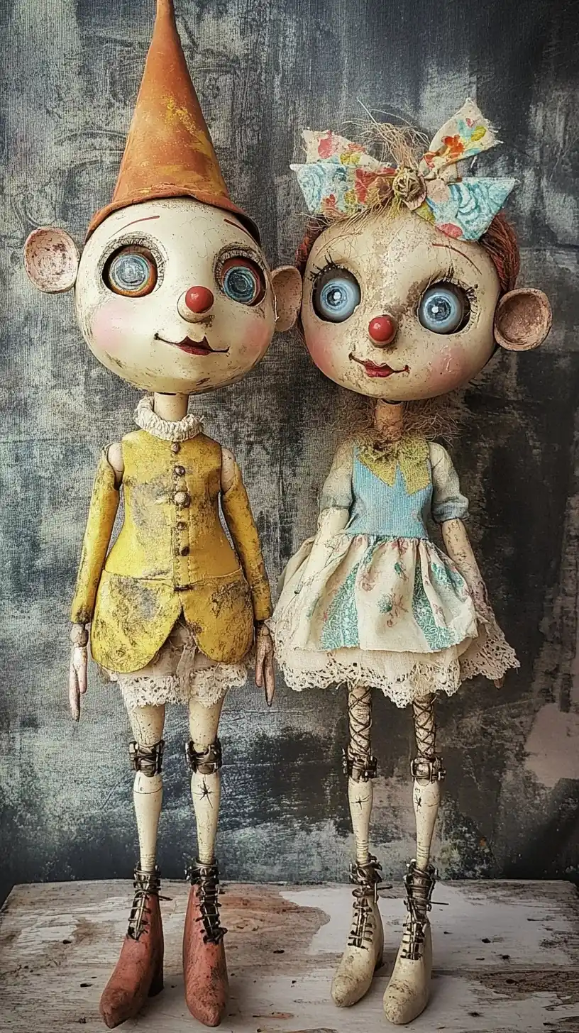 Surreal Dolls in Wood