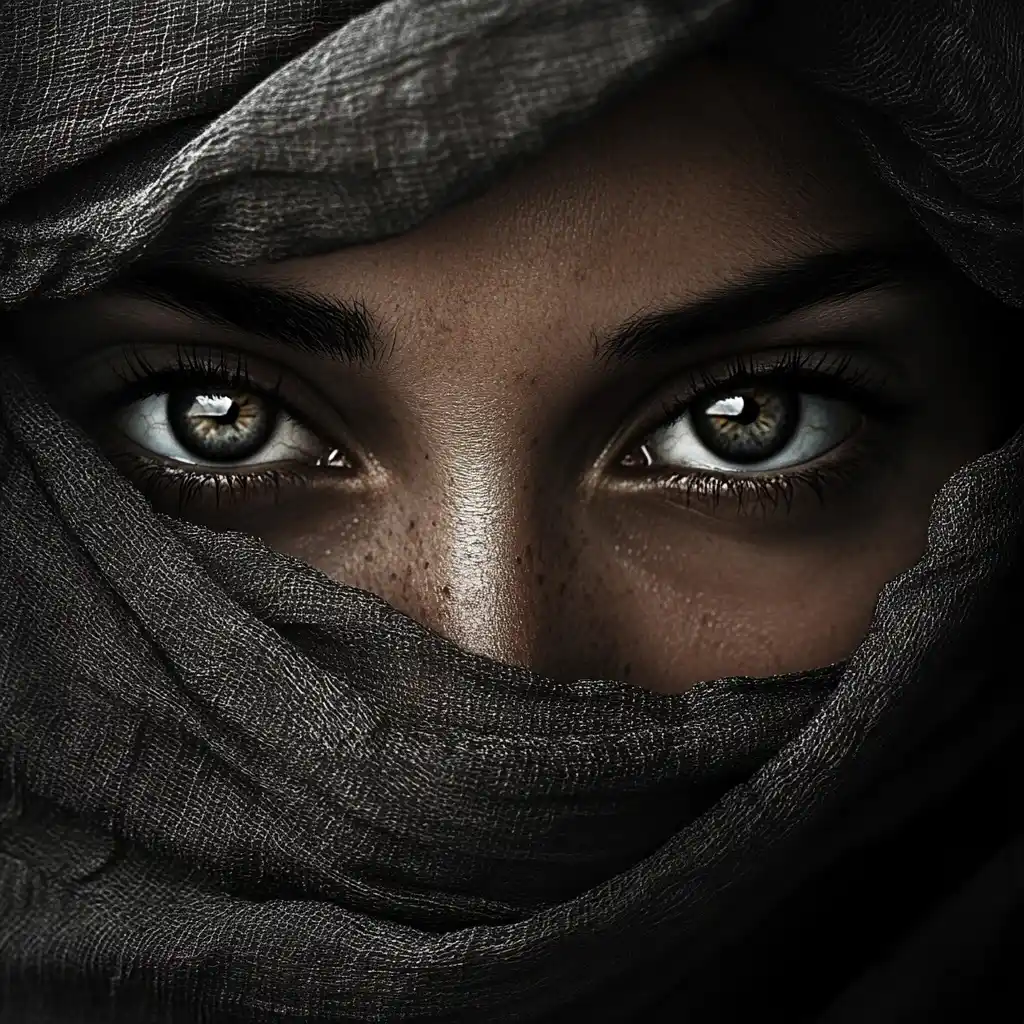 High Contrast Black Eyes