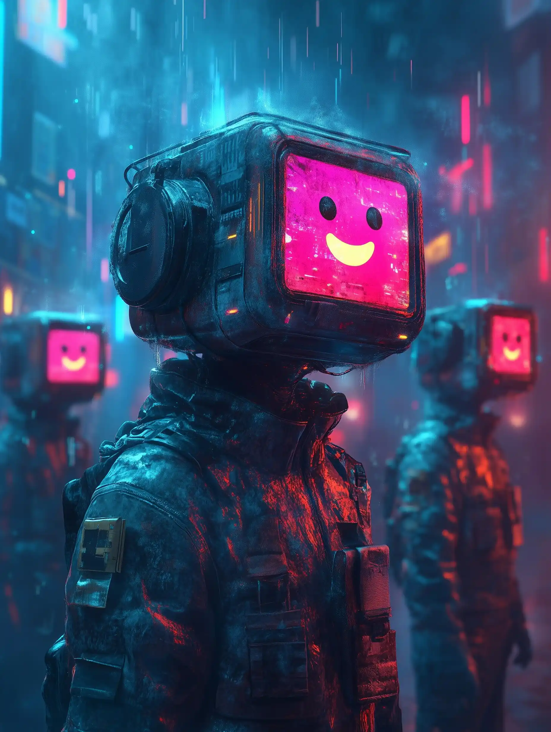 Surreal Humans with Screens