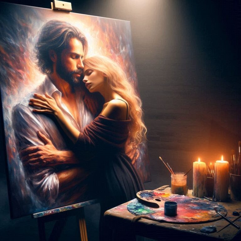 Emotional Artwork Blending Reality And Art