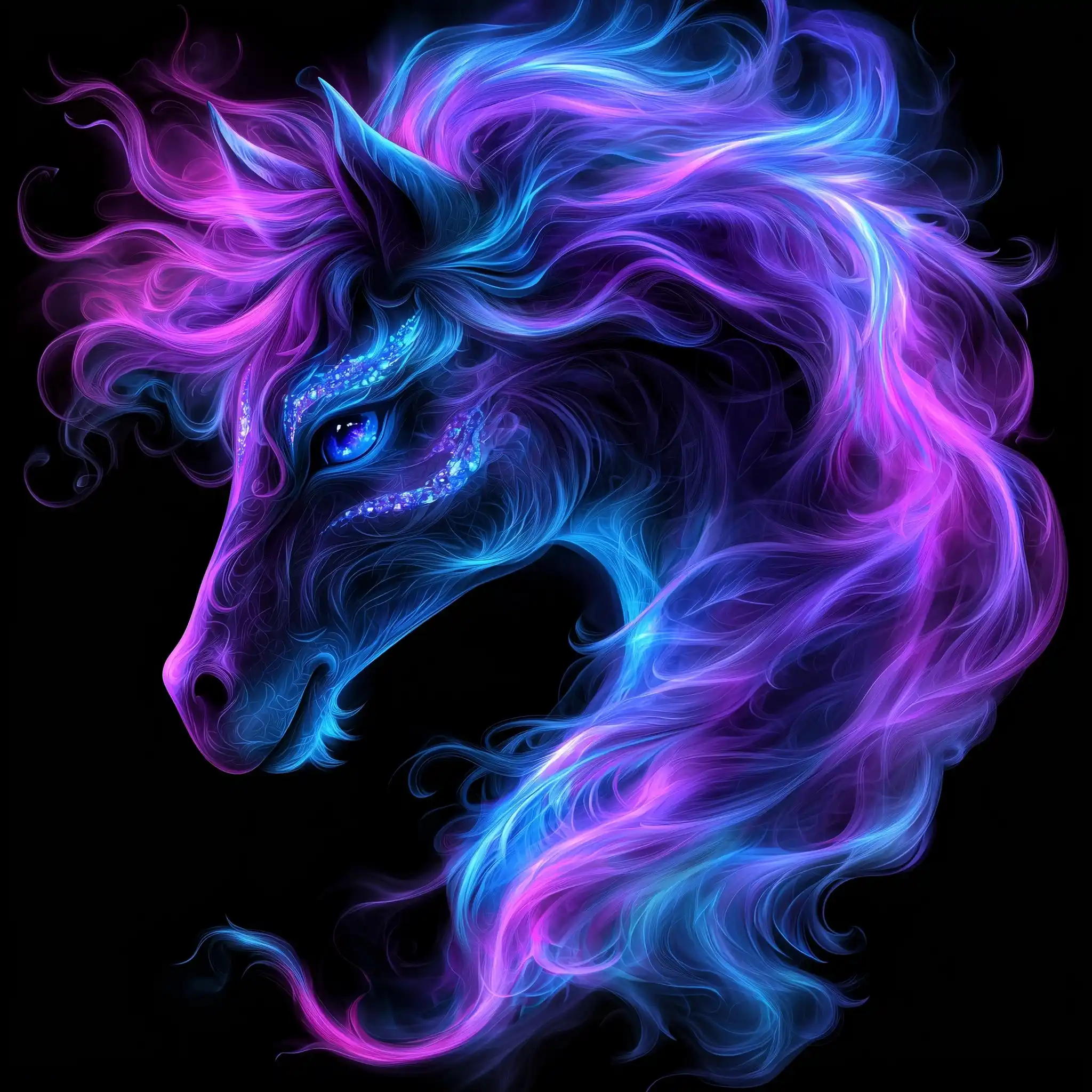 Psychedelic Dragon Lamp Design