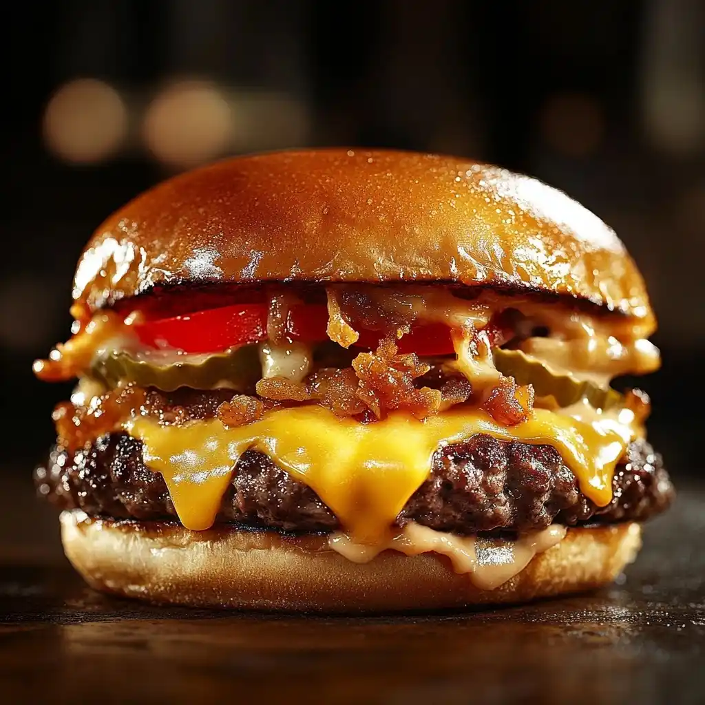 Homemade Smash Burger Photo