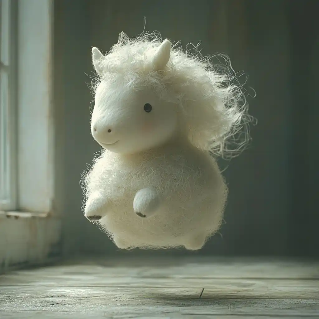 Fluffy Flying Horse Doll