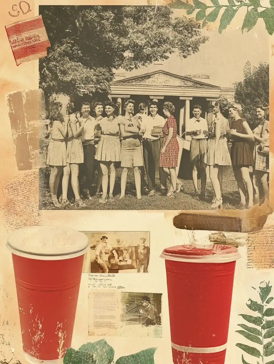 Vintage Greek Life Collage