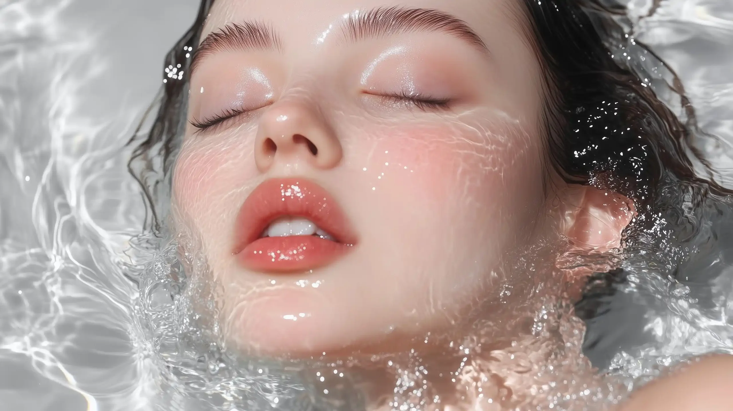 Serene Woman in Water