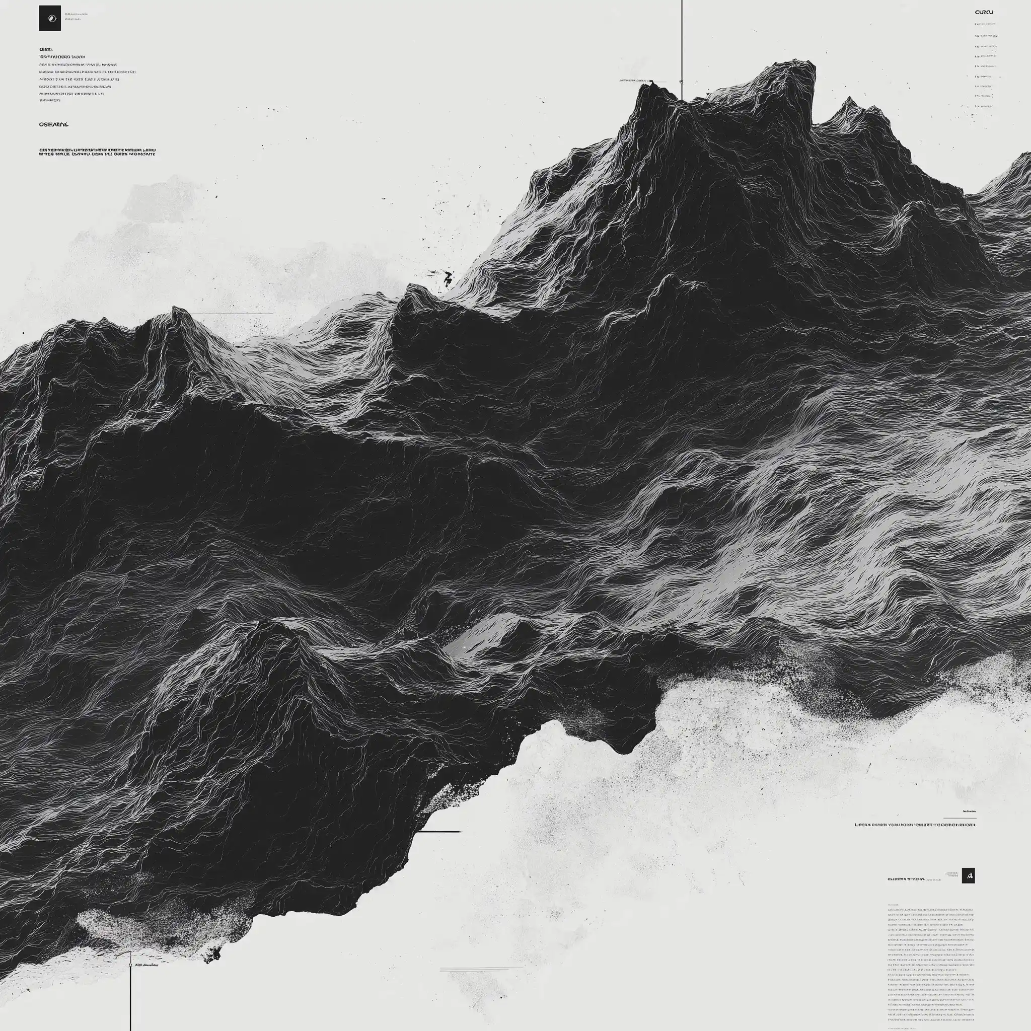 Glitch Waves in Black and White