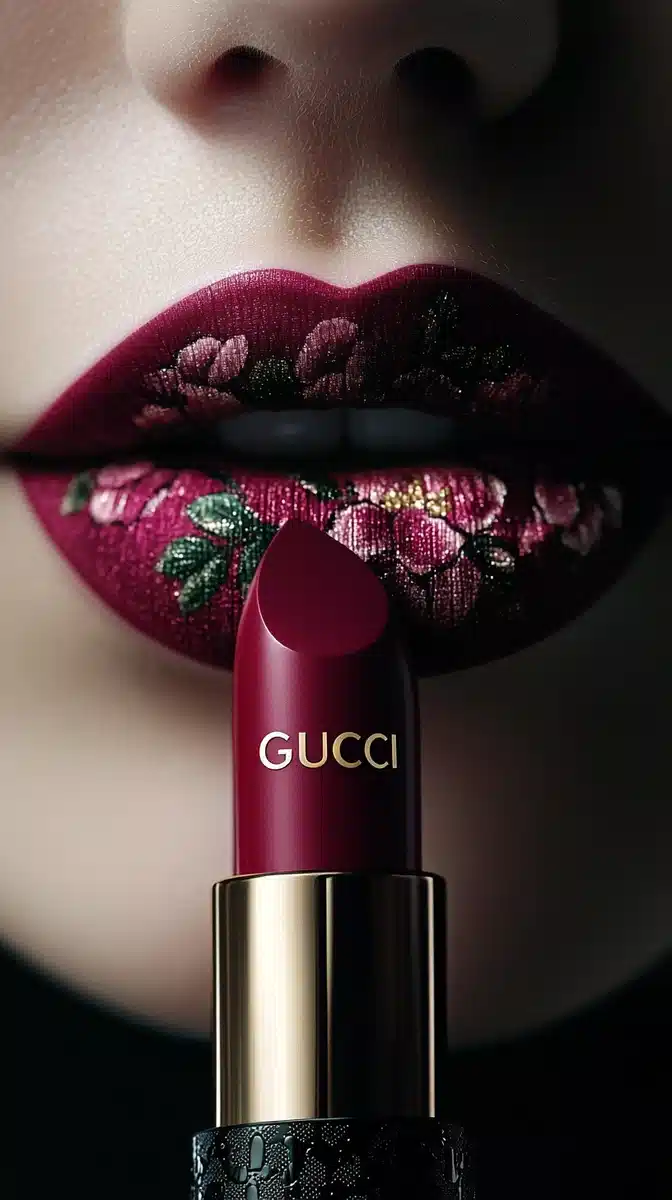 Gucci Floral Lips Design