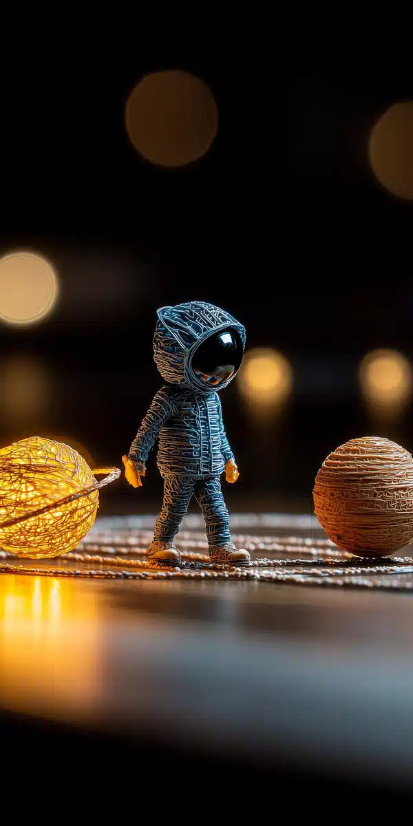 Alien Diorama in Nebula