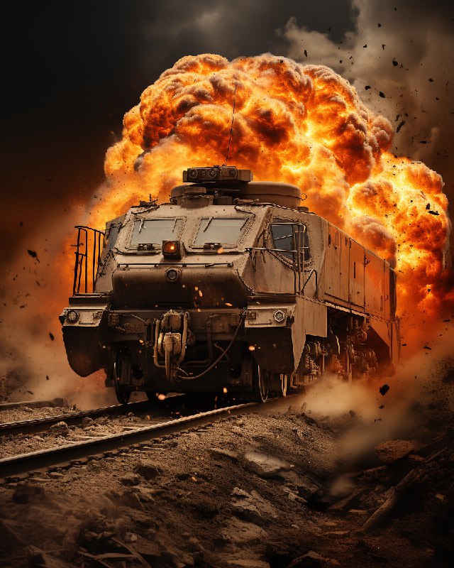 Iron Tank Firing on Battlefield 4K Action Photo