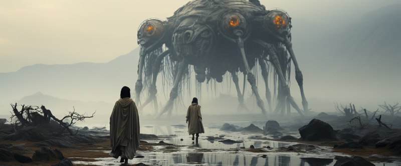 Alien Tribal Rulers of 3245 Cinematic Fashion Scene