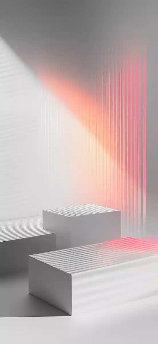 Bauhaus Neon Gradient Composition