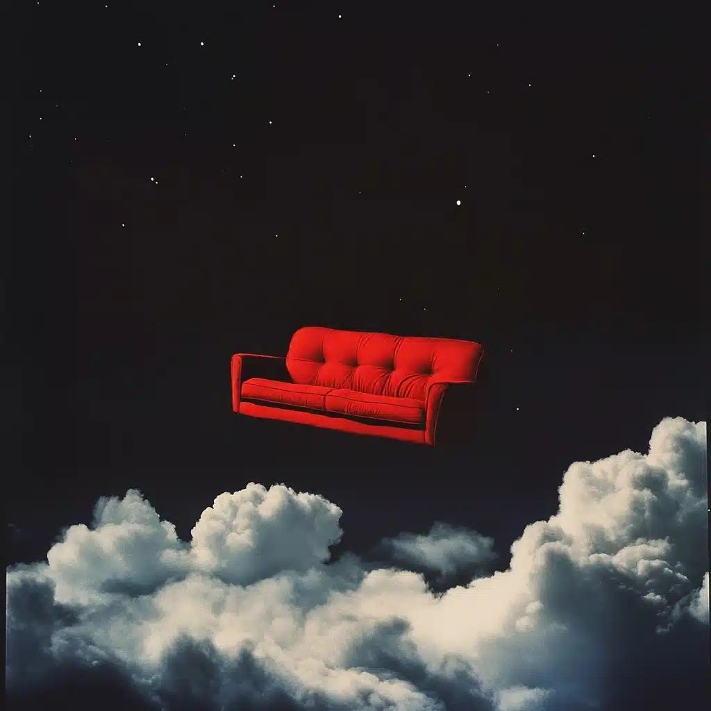 Sofa Above Night Clouds