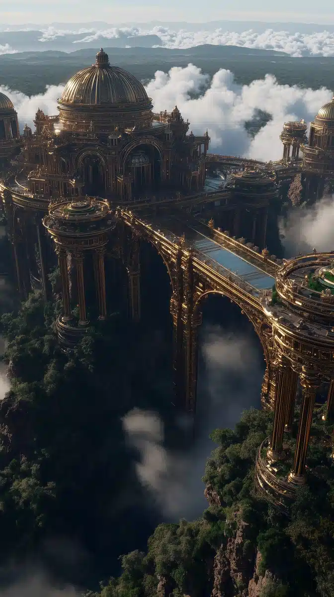 Hyperrealistic Aerial Cityscape
