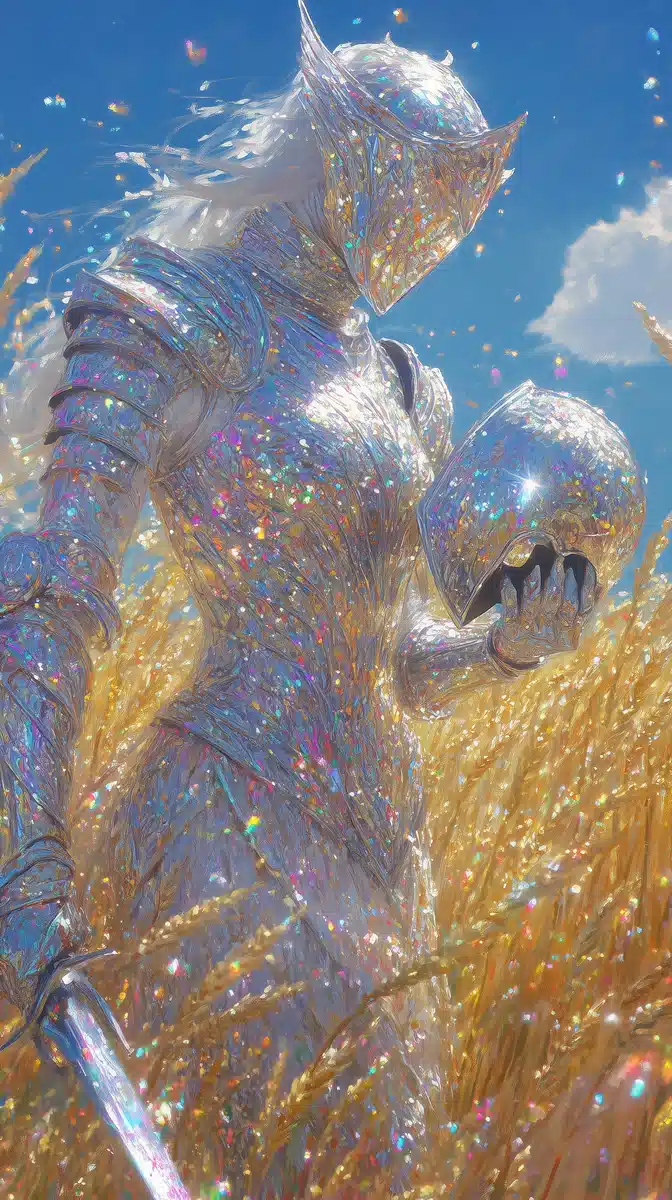 Fantasy Knight in Wheat