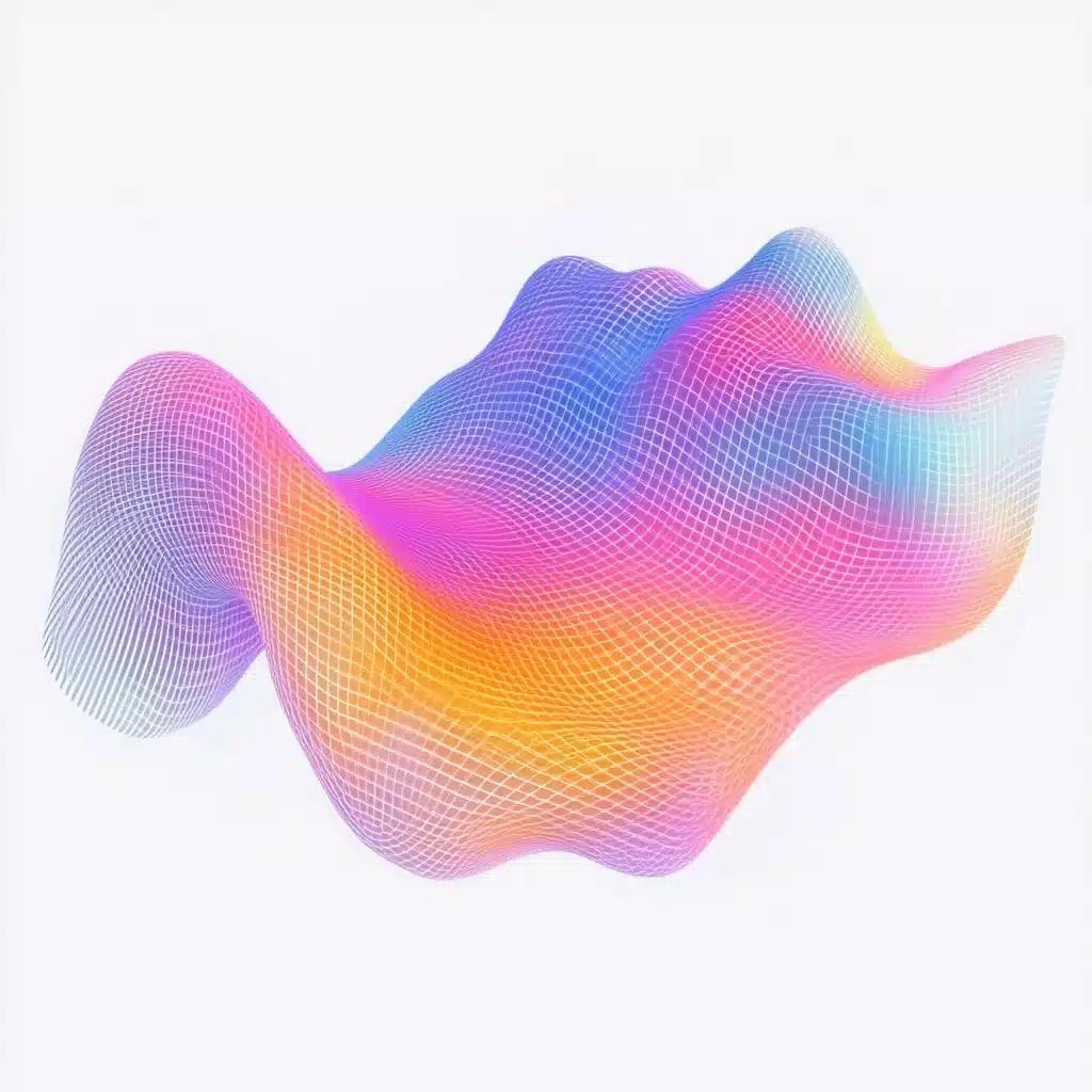 Isometric Wave Grid Render