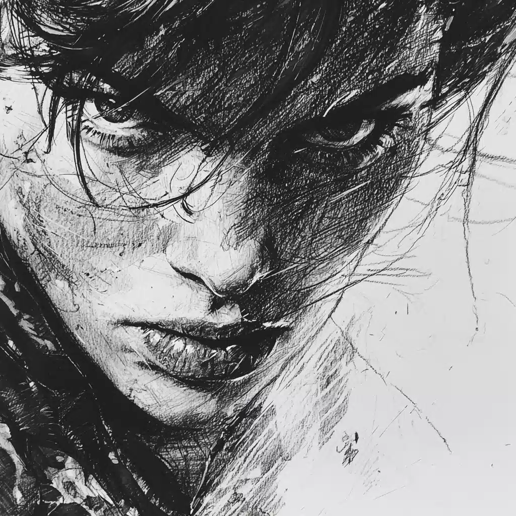 Pencil Sketch of Soldier