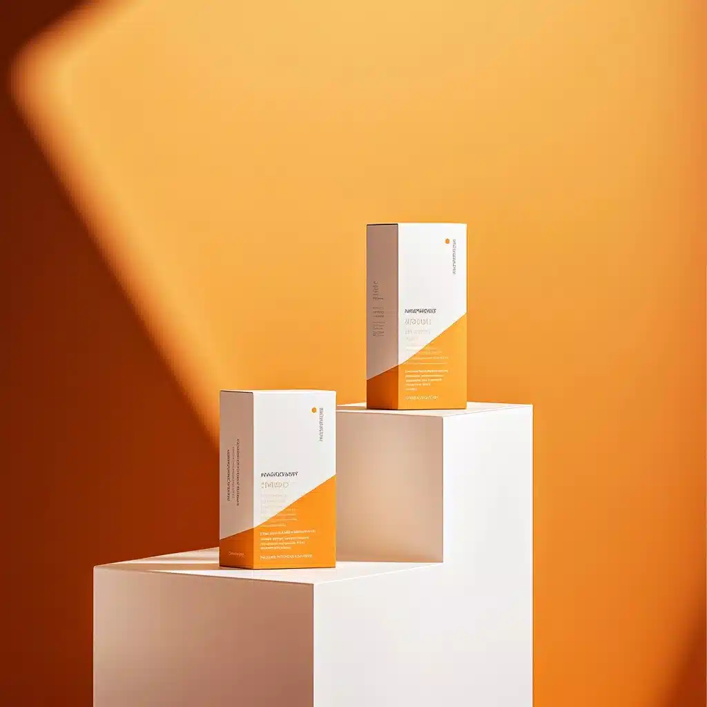 Minimalist Supplement Boxes Display
