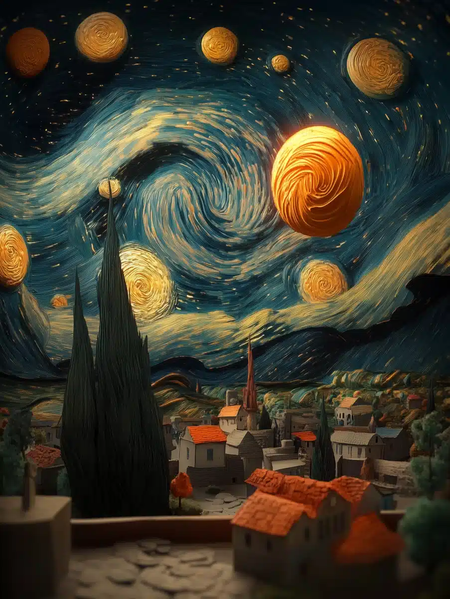 Swirling Starry Night Reality
