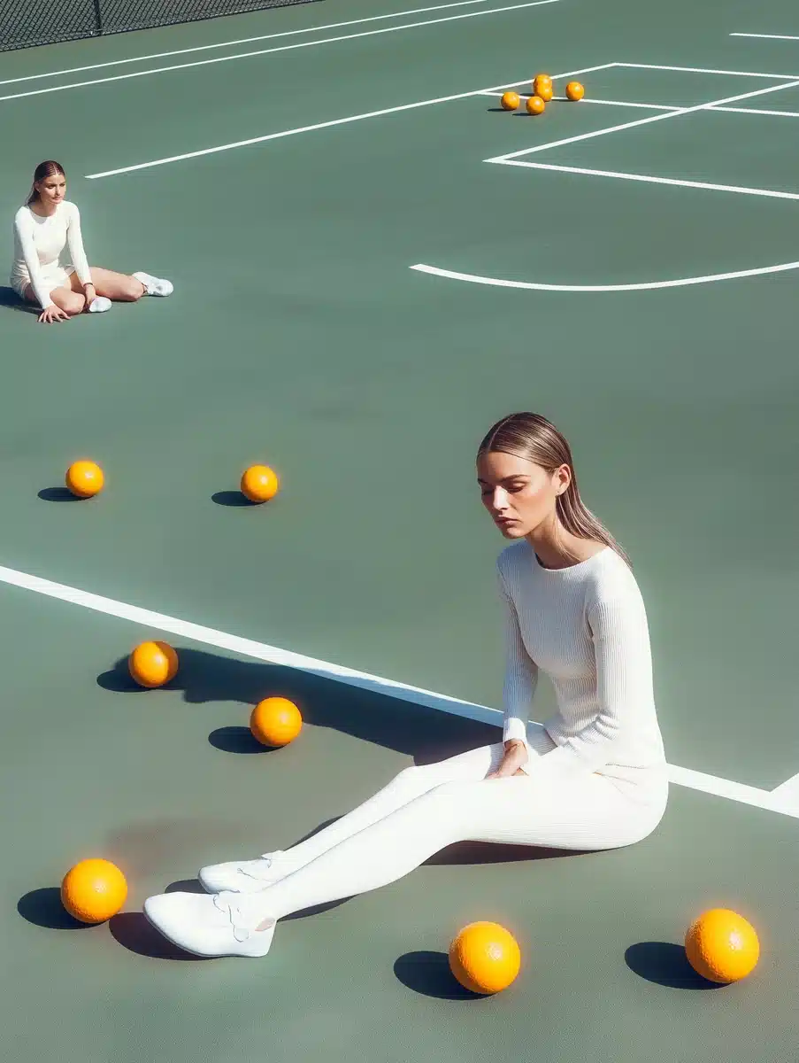 Minimalist Fashion on Court