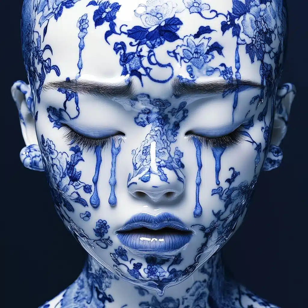 Hyperrealistic Porcelain Woman