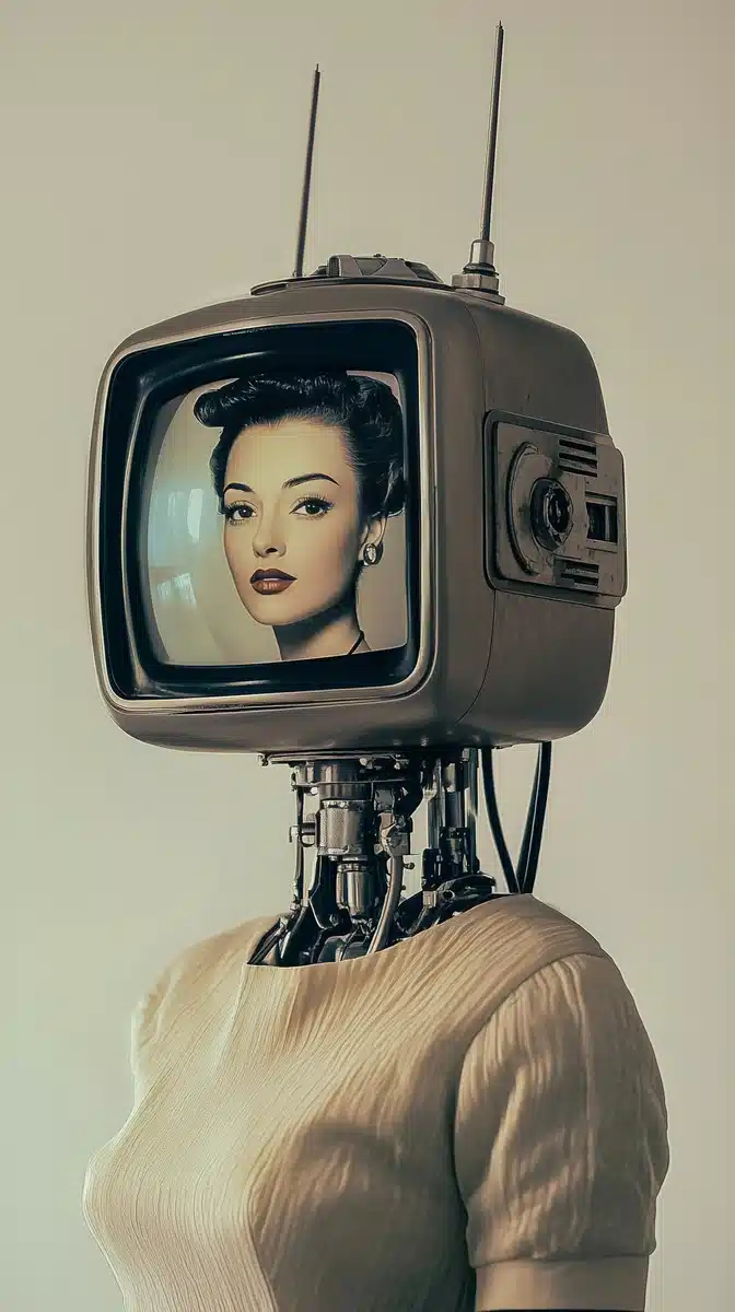 1950s Robot with TV Head
