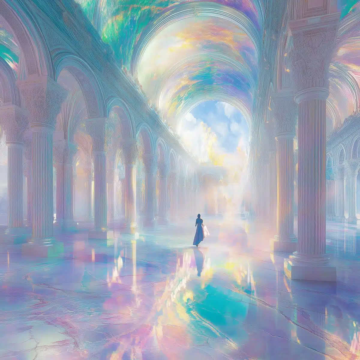 Iridescent Ballroom Dance Scene