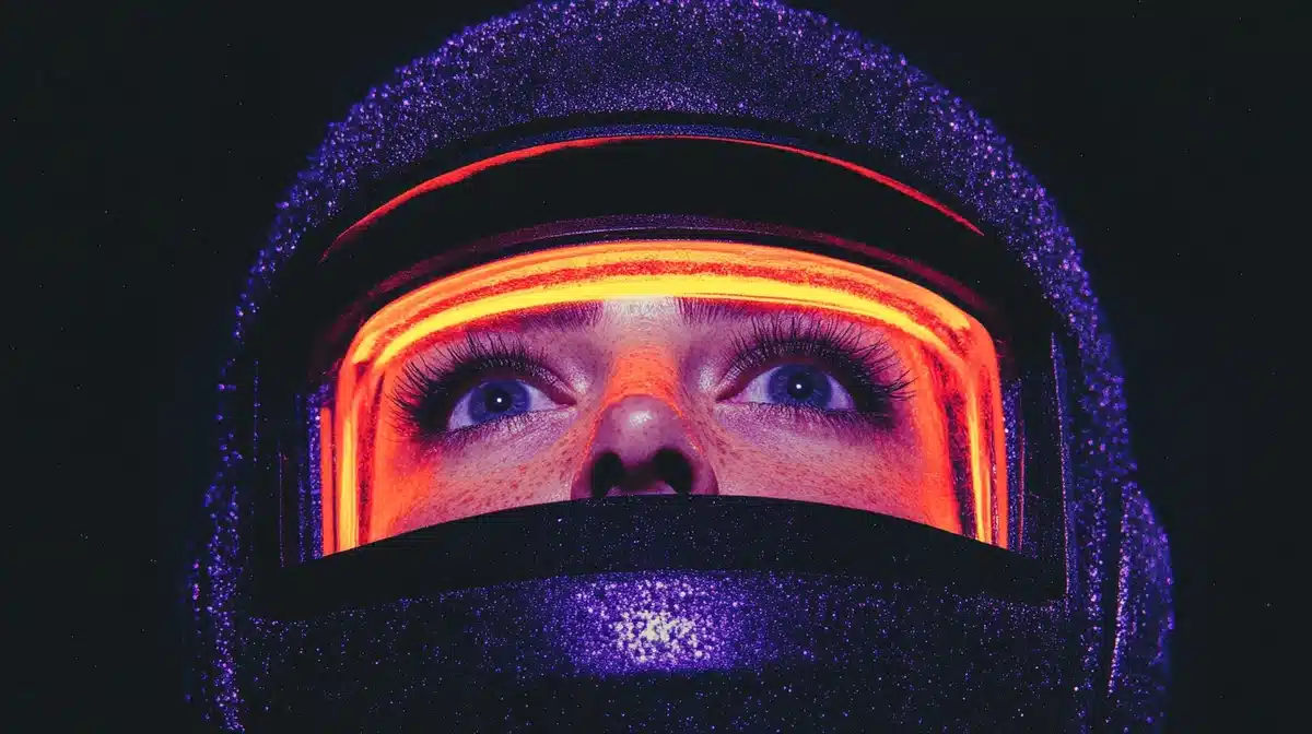 Futuristic Headset Close-Up