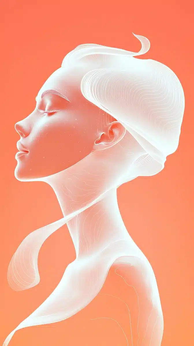 Minimalist Coral Silhouette Design