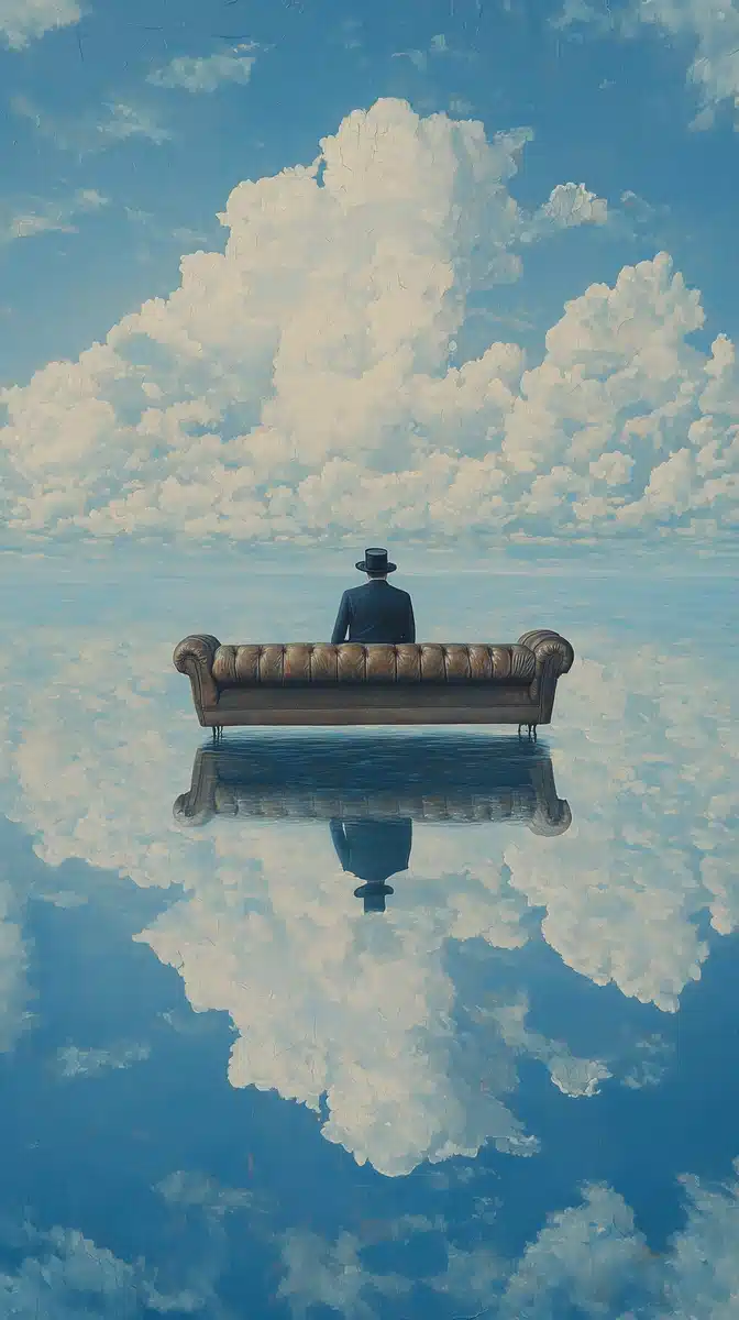 Surrealist Sofa on Ocean