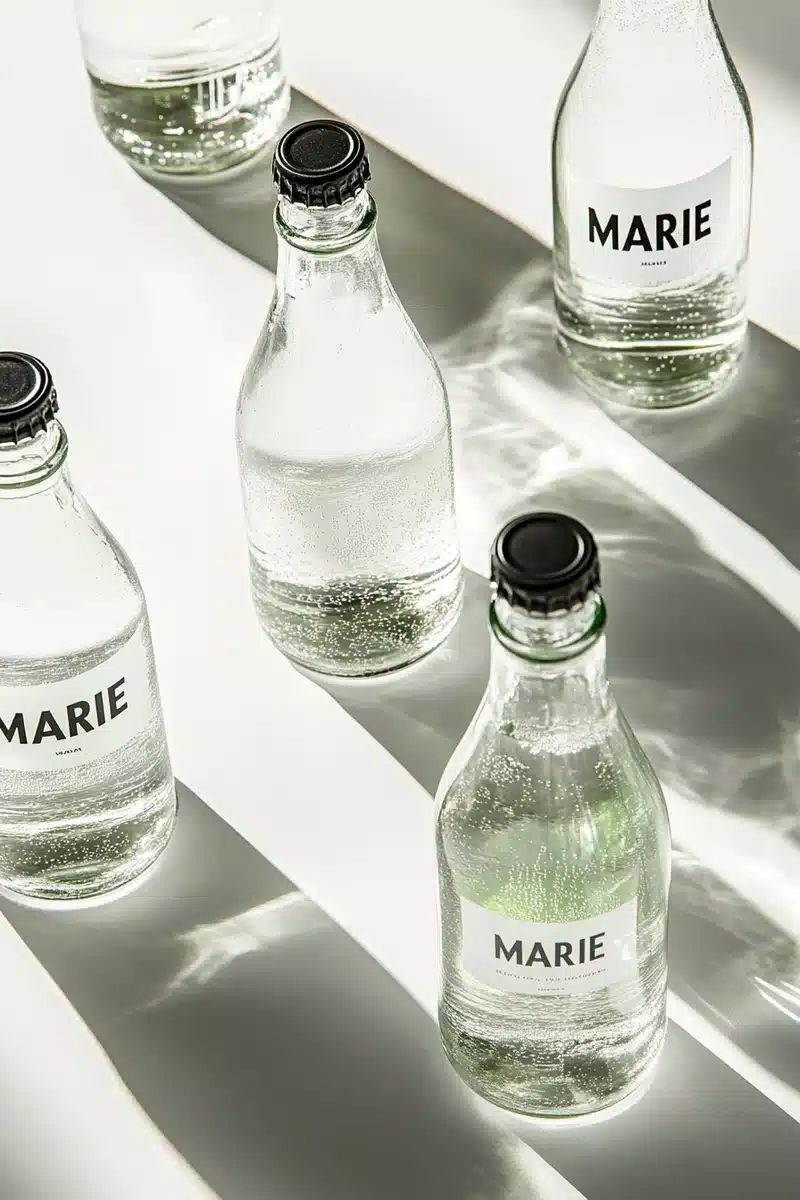 Hyper-Realistic Sparkling Water