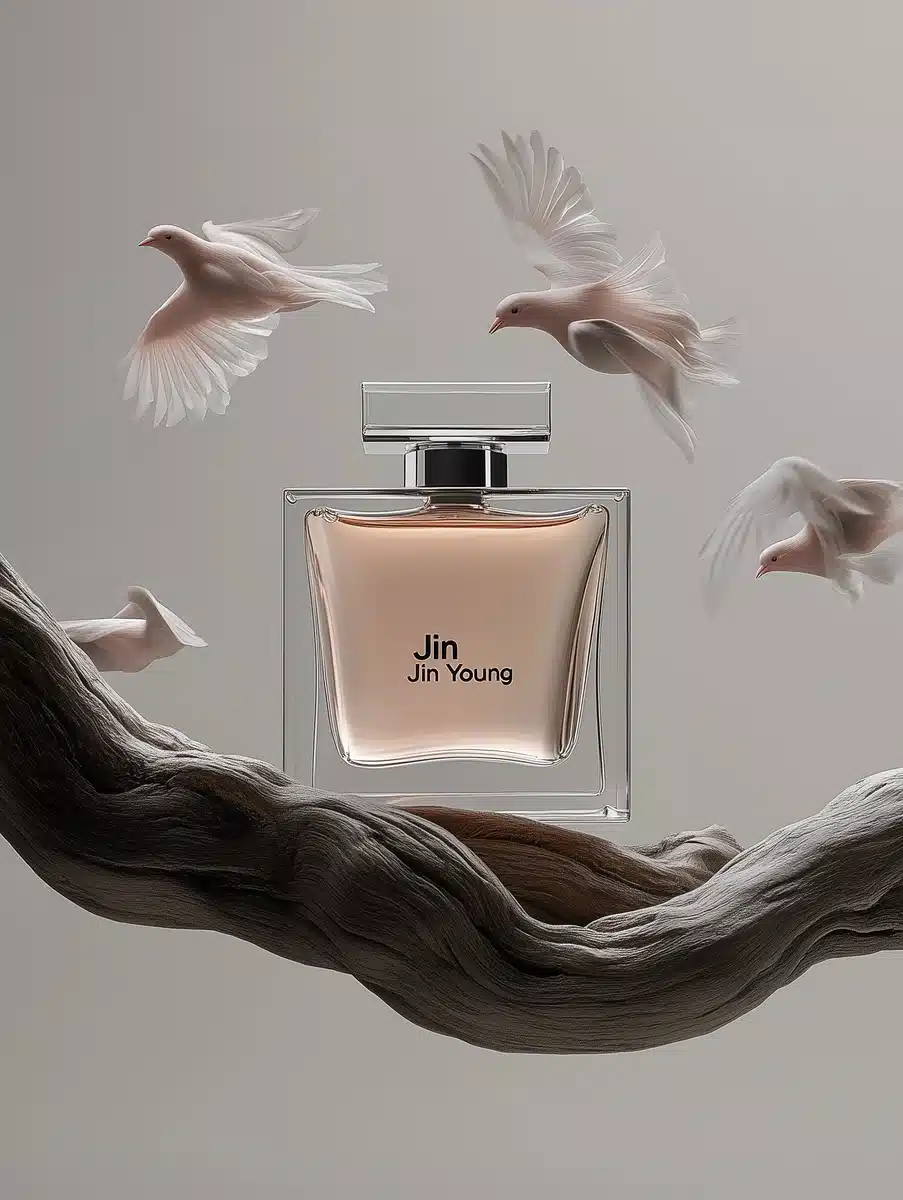 Minimalist Perfume Display