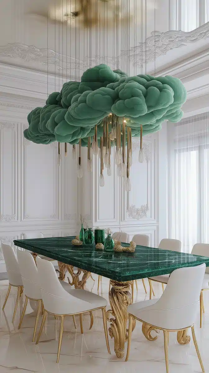Neoclassical Dining Room Surrealism