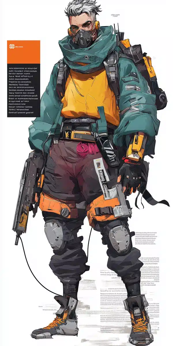 Detailed Graphic Novel Illustration