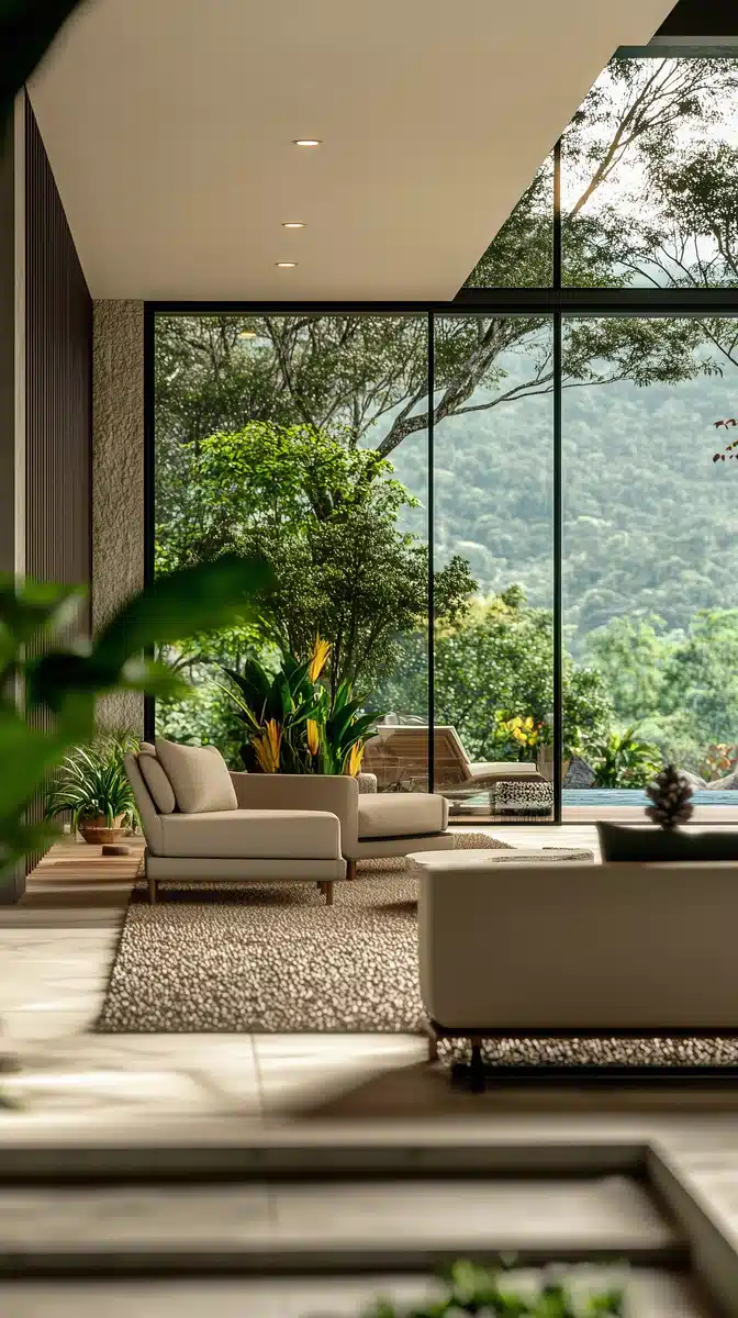 Hyper-Realistic Modern Living Room
