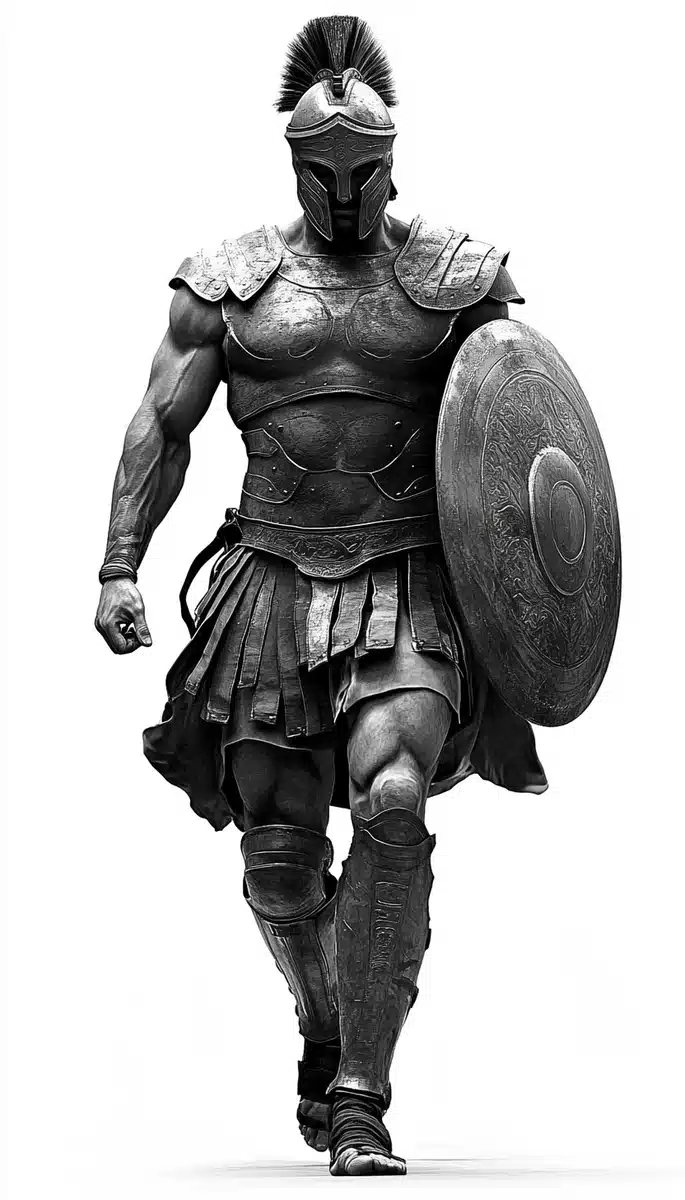 Hyper-Realistic Gladiator Portrait