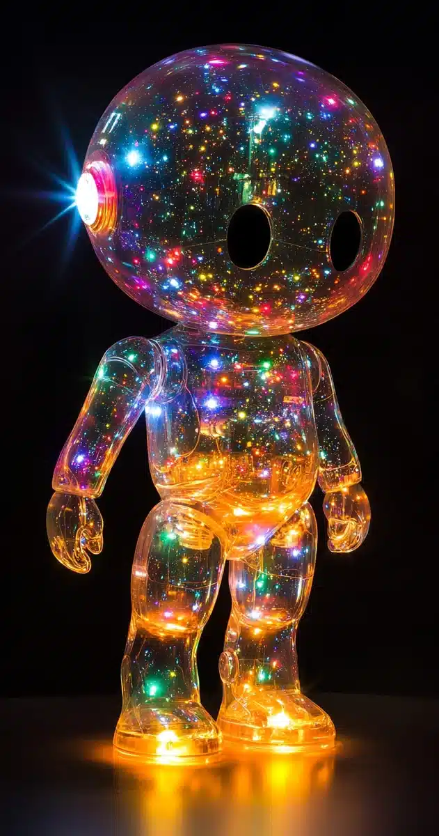 Translucent Gel Robot Sculpture