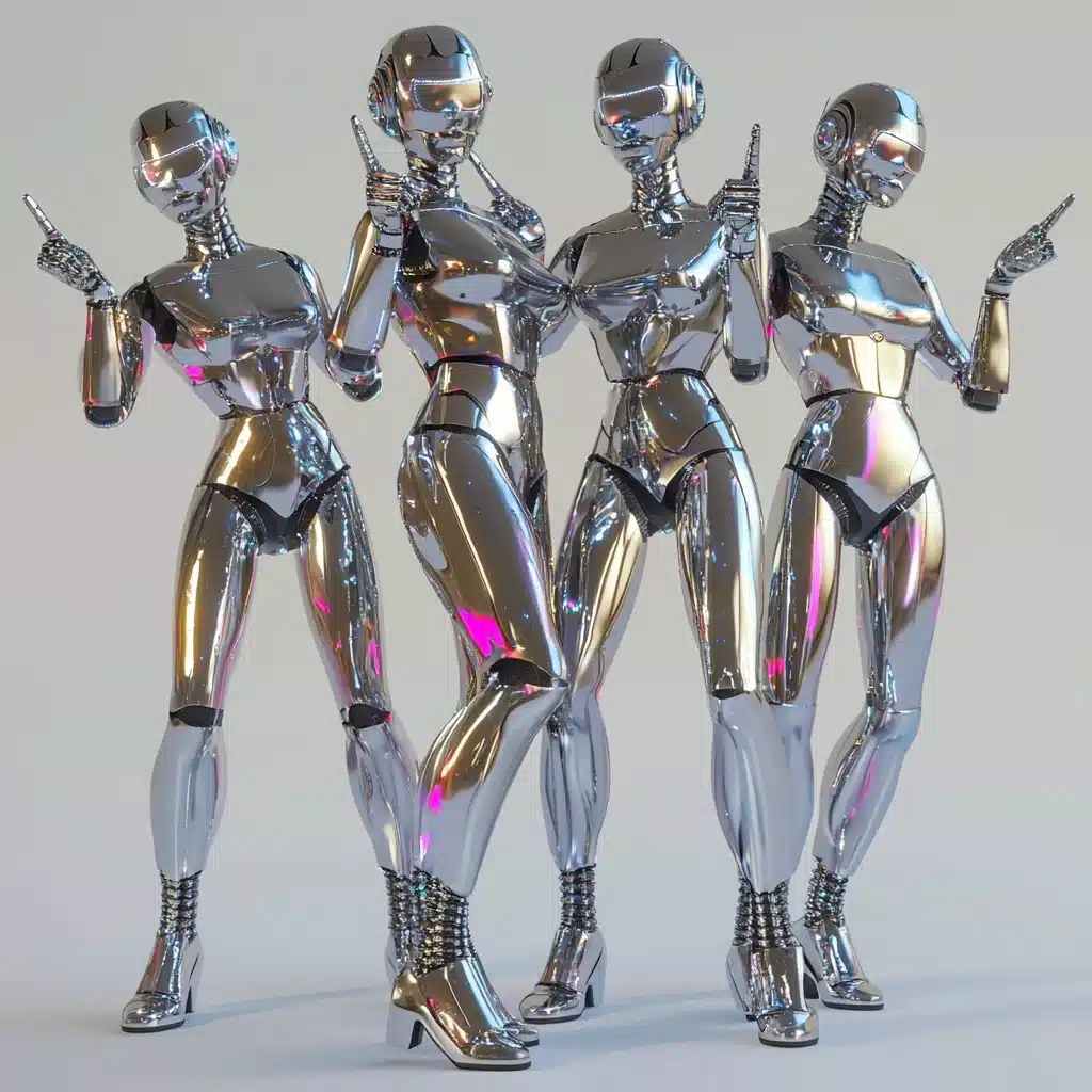 Retro-Futuristic Robots Dance