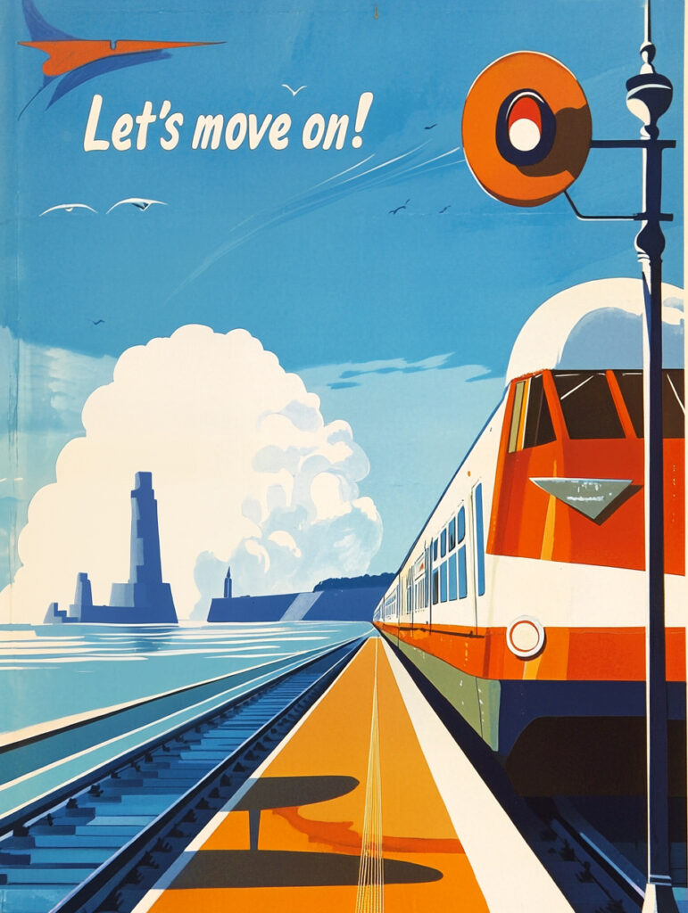 Dynamic Travel Collage Poster Design