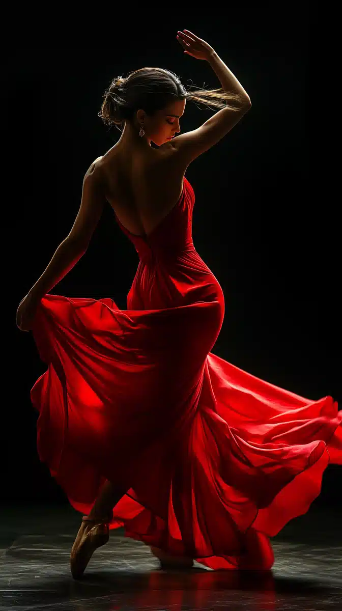 Tango Dancer in Red