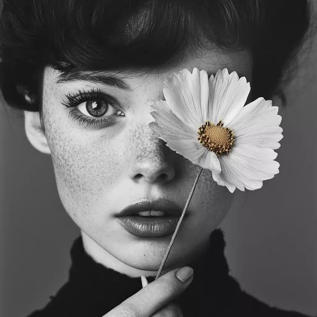 1960s Floral Portrait Photography