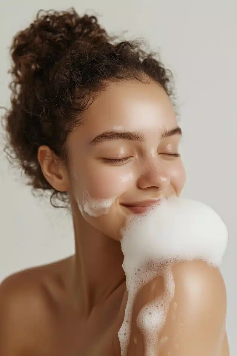 Realistic Model Applying Soap