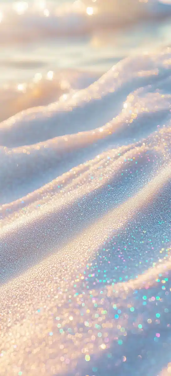 Iridescent Sand Close-Up