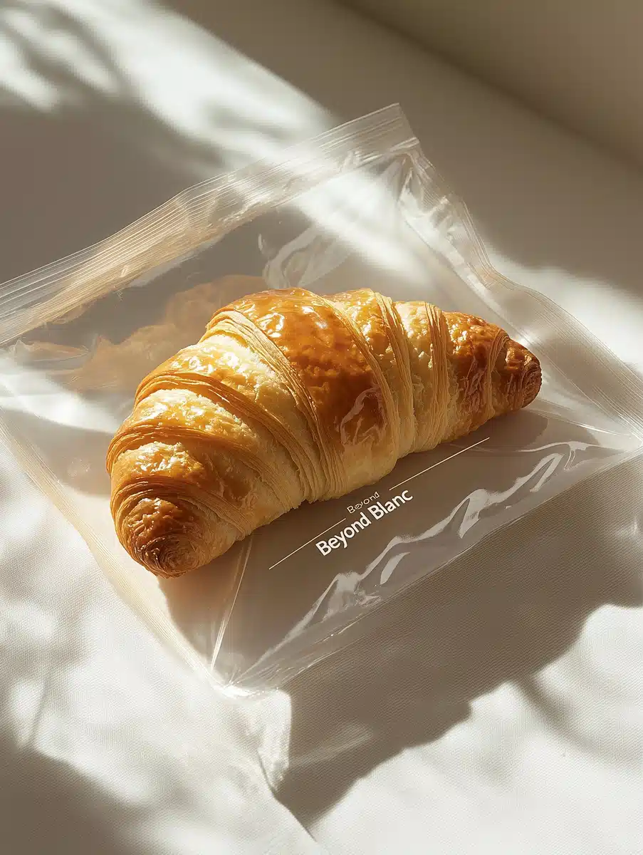 Minimalist Croissant in Bag