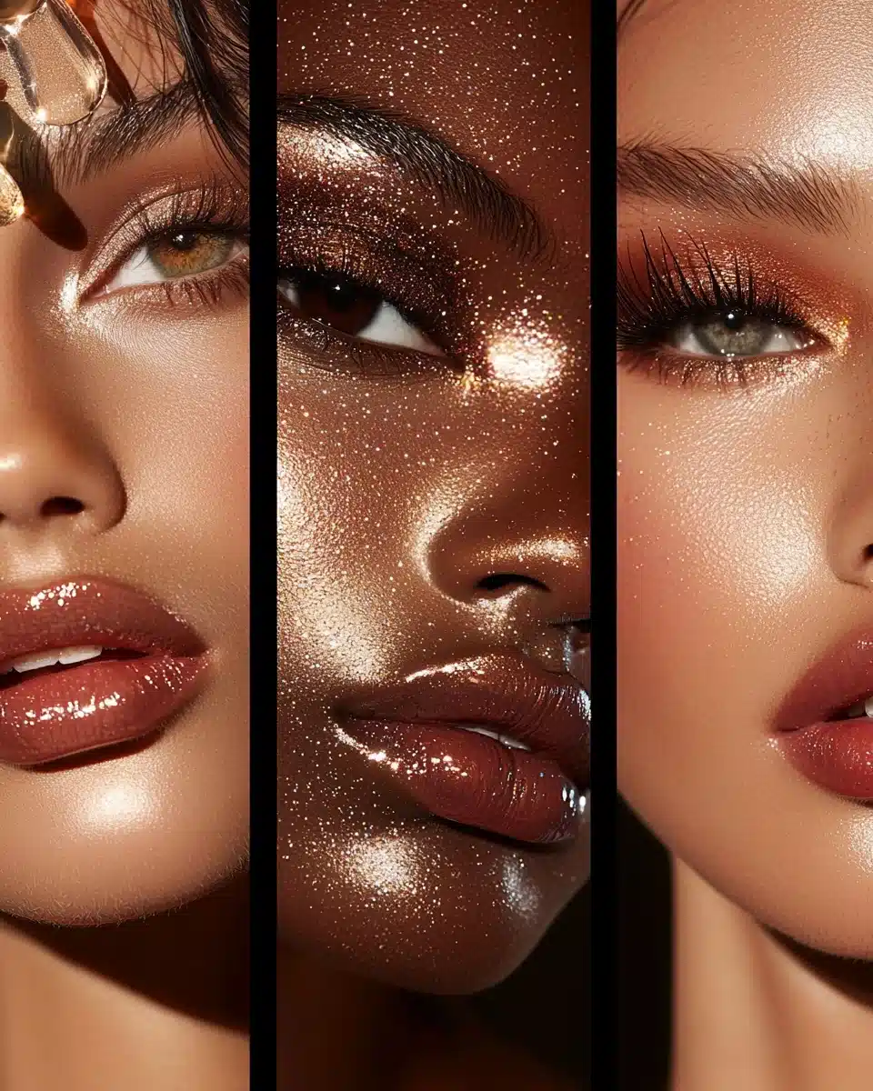 Trendy Makeup Collage 2025